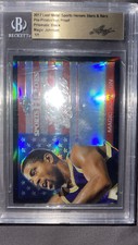 2017 LEAF METAL 1/1 SPORTS HEROES STARS & BARS MAGIC JOHNSON 1/1 Prismatic Black