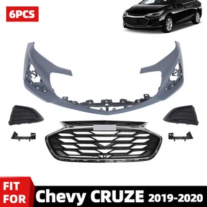 Front Bumper Assembly Kit Fits For Chevy Cruze 2019-2020 - Picture 1 of 8