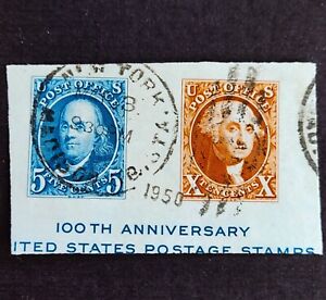 #948a & #948b. Pair far less common as Used. Nice Cancellation!