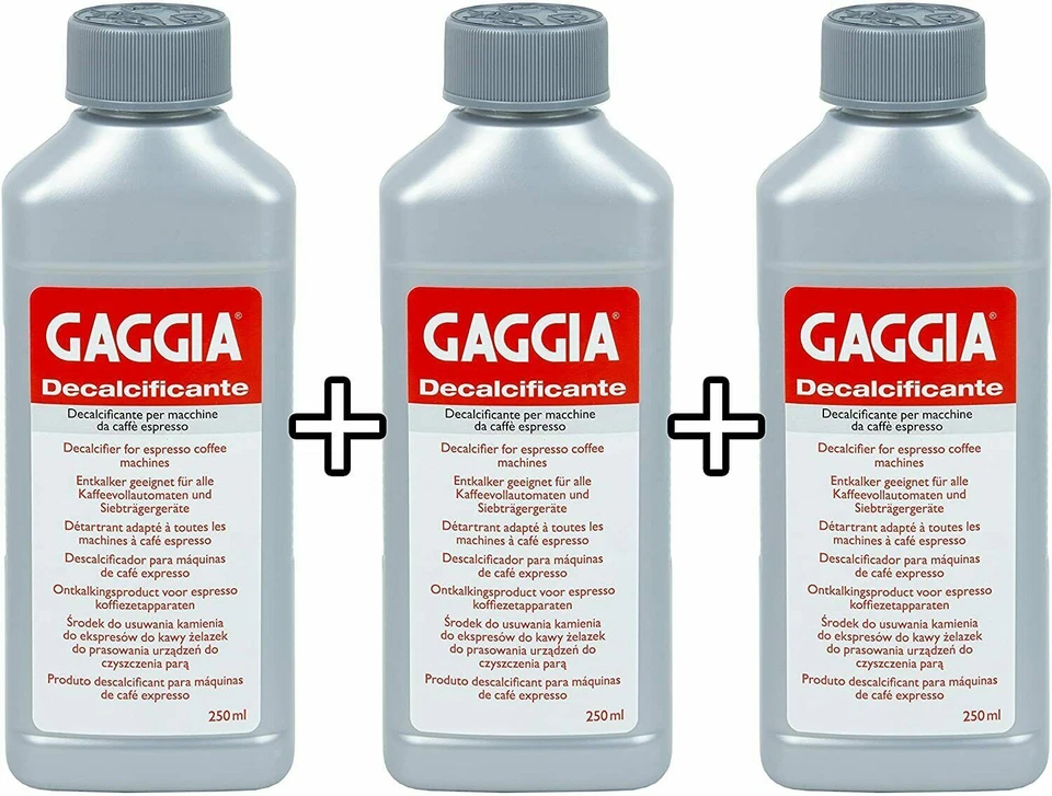 DECALCIFICANTE GAGGIA, flacone 250ml x 3 pezzi,velasca,magenta,viva,intuita