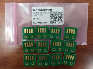 12 x Toner Chip for Xerox WorkCentre 7525, 7530, 7535, 7545, 7556 Refill - Picture 1 of 4