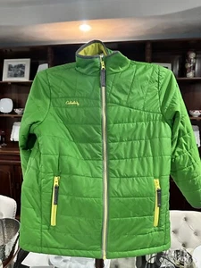 Cabelas Lightweight Outdoor Hunting Primaloft Puffer Green Jacket Size Youth L * - Picture 1 of 6