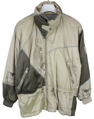 STEFAN KAELIN Jacket Women's (EU) 38 Waisted Vintage Look Patterned Nylon Blend - Image 1 of 4