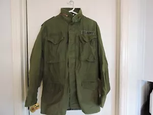 Army jacket olive green size S Long - Picture 1 of 10