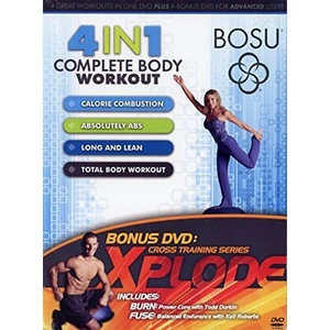 BOSU 4 in 1 Complete Body Workout 2 DVD Keli Roberts Chalene Johnson w/ Bonus - Picture 1 of 2