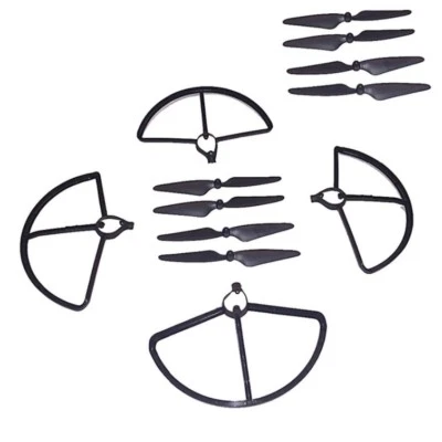 HUBSAN H501S Propeller Pack with Prop Guards for H501S H501C X4 RC Drone parts - Image 1 of 3