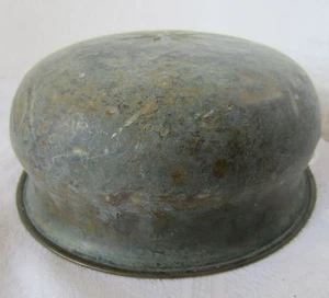 Antica ciotola / calderone / pentola / metallo in rame ornato fatto a mano 7" - Foto 1 di 12