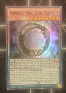 Supreme King Gate Zero MACR-EN017 1st Edition Super Rare Near Mint Yu-Gi-Oh!