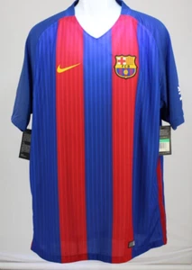Club Barcelona FC Authentic Nike Jersey XLarge 2016-2017 T - Picture 1 of 12