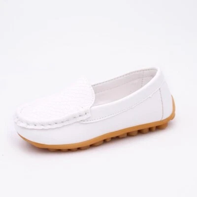 Boys Kids Girls Loafers Toddlers Flat Moccasins Soft Boat Shoes Candy Colors US - Image 1 of 4