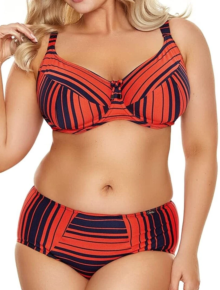NESSA Premium Africana Bikini Set BH mit Bügel Gr.80D eher 85C + Gr.46 gefüttert - Bild 1 von 4