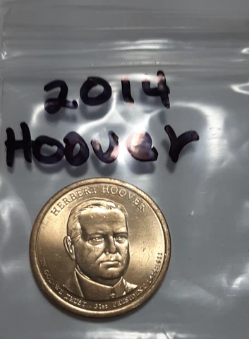 2014-D President Herbert Hoover Dollar Cover