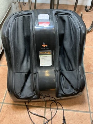 Human Touch - Masajeador de pies y pantorrillas Reflex5s - Máquina de masaje negra pies piernas Foto 1 de 4