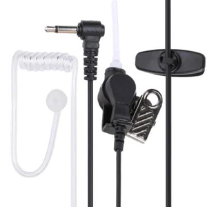 Auricolare auricolare con tubo acustico trasparente con jack mono da 3,5 mm per - Zdjęcie 1 z 12