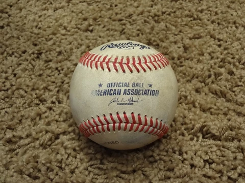 Rawlings Official MINOR LEAGUE Baseball~AMERICAN ASSOCIATION~GAME USED Cover