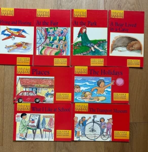 Little Red Readers Series A Set 3 - 8 Book Set by Peter & Sheryl Sloan 1999 - Picture 1 of 7