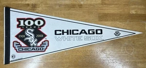 Vintage Chicago White Sox 100 Jahre Wincraft Wimpel 12"" x 30"" Made in USA - Bild 1 von 3