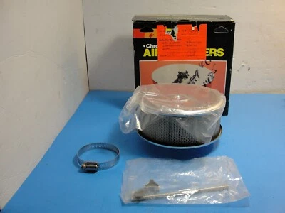 NOS Vintage Mr. Gasket Air Cleaner 6 1/2" Diameter 2" Tall 2 Barrel. - Image 1 of 4