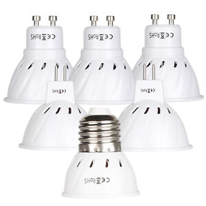 LED SpotLight Bulb GU10 MR16 3W 4W 5W 6W 7W 2835 SMD White Lamp 110V 220V DC 12V