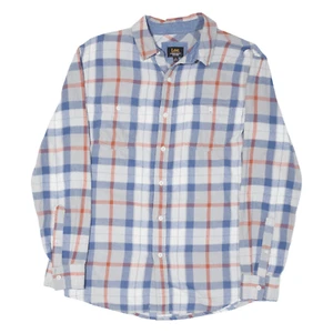 LEE Shirt Blue Plaid Long Sleeve Mens M - Picture 1 of 6