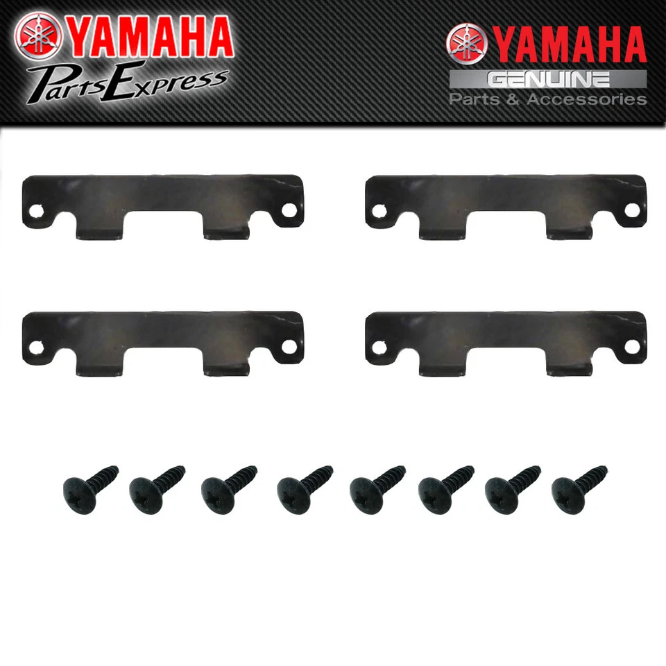 NUEVO YAMAHA RHINO YXR 450 660 700 OEM PUERTA TRASERA PUERTA TRASERA BISAGRA PLACAS Y TORNILLOS Foto 1 de 1