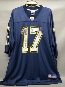NFL Los Angeles Chargers Philip Rivers #17 Blue Reebok Jersey Size 2XL - Picture 1 of 7