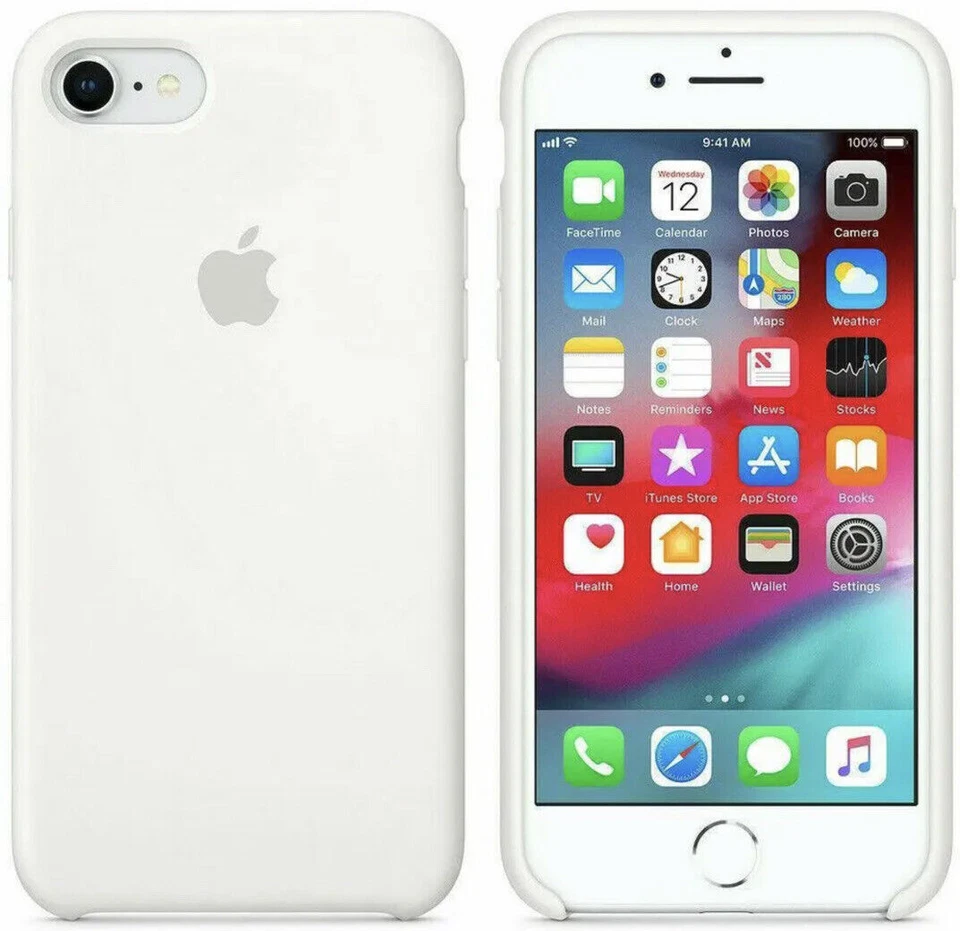 Apple iPhone 8 Silicone Case - White