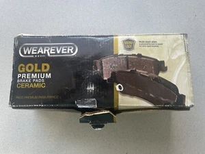 Disc Brake Pad Set-Premium Gold Ceramic Front Brake Pads Wearever ~ GNAD840 - Picture 1 of 6