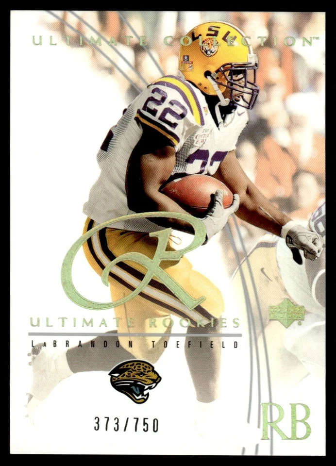 2003 Upper Deck Ultimate Collection LaBrandon Toefield Rookie 373/750 - Image 1 of 2