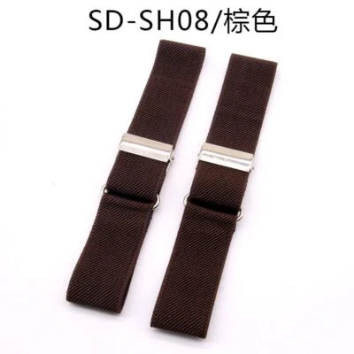 Men Women Shirt Sleeve Holder Armband Garter Elastic Nylon Arm Band Ring Hoop - Image 1 of 4