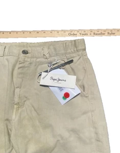 Pepe Jeans bequeme hellbraune Damenjeans Größe 28 neu mit Etikett Vorder- & Gesäßtaschen - Bild 1 von 3