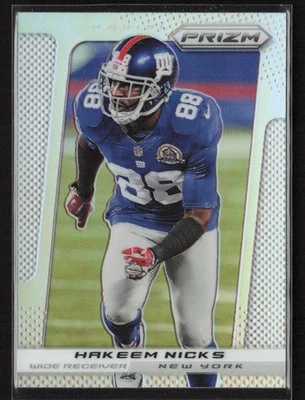 Hakeem Nicks 2013 Panini Prizm #160 Prizms Silver New York Giants Foto 1 de 2