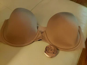 VICTORIA'S SECRET BRA RN54867 BEIGE UNDERWIRE Strapless BRA - 36D Convertible - Picture 1 of 6