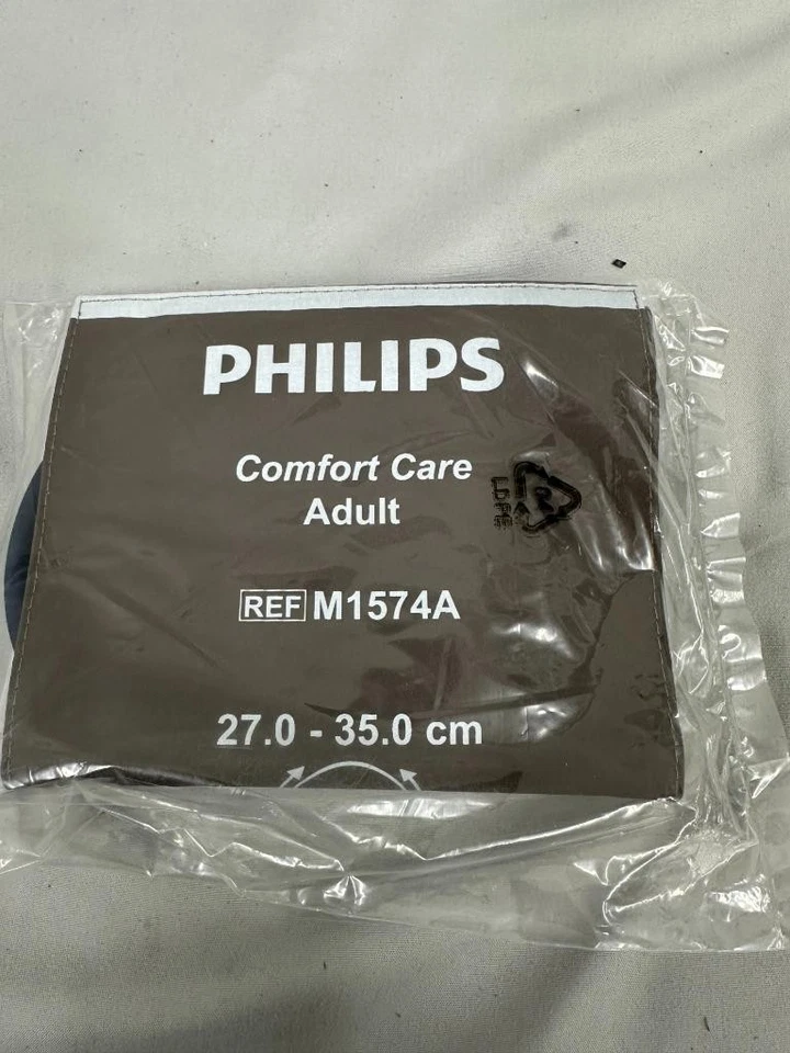 全新 Philips Comfort Care 成人血压袖口 REF: M1574A 27.0-35.0 cm — 第 1/1 张图片