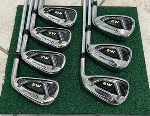 TaylorMade M2 4-PW Iron Set Regular Flex REAX High Launch Steel Shafts MINT!! - Picture 1 of 20