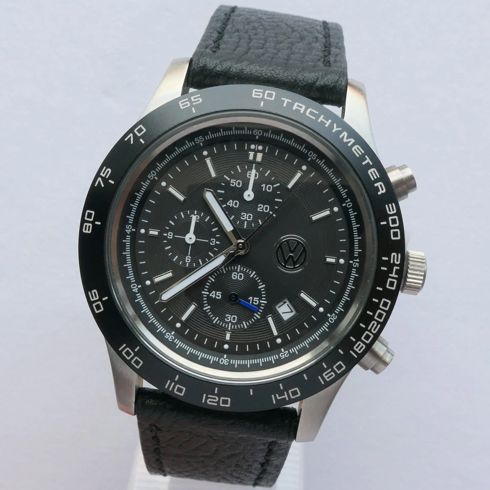 VW Volkswagen Racing R32 GTi Driver Sport Race Car Accessory Watch Chronograph - Image 1 of 4