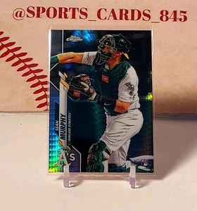 2020 Topps Chrome Sean Murphy X-Fractor Refractor Rookie #32 Oakland Athletics - Picture 1 of 2