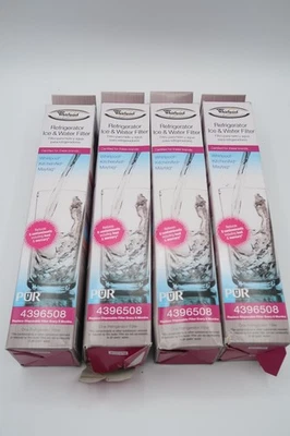 Set of 4 Genuine Whirlpool Refrigerator Ice Water  Filters PUR 4396508 - Image 1 of 4