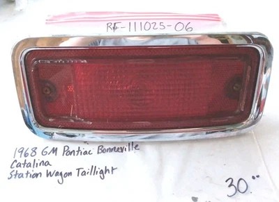 Luz trasera original GM Pontiac Bonneville Catalina 1968 camioneta #5960049 Foto 1 de 4