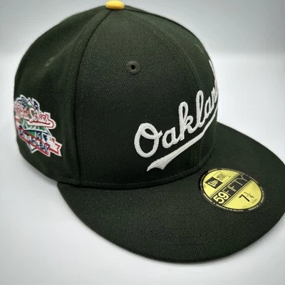 Oakland Athletics New Era X Hat Club 59Fifty Fitted Cap 7 1/4 1989 World Series - Image 1 of 4