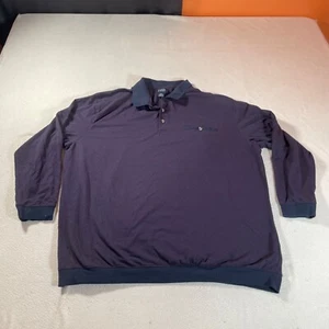 Vintage Harbor Bay Polo Shirt Mens 3XL Blue Golf Outdoors Rugby Top Sports - Picture 1 of 12