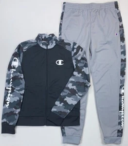 Boy's Youth Champion 2 Piece XL Jacket Pants Camo Camouflage Track Set Outfit - Picture 1 of 5