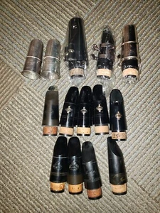 Buffet Crampon Clarinet Mouthpieces New, Used & Vintage, Silver Caps & Ligatures - Picture 1 of 5