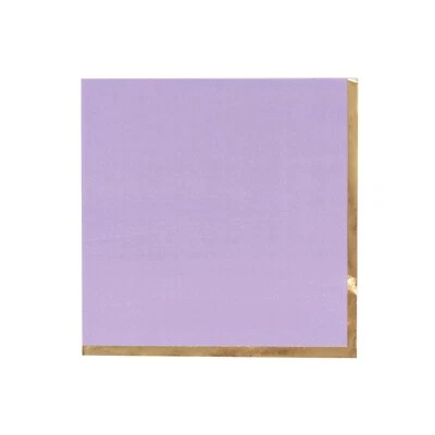 50 piezas 2 capas servilletas de papel para cena cóctel borde dorado fiesta eventos decoraciones Foto 1 de 2