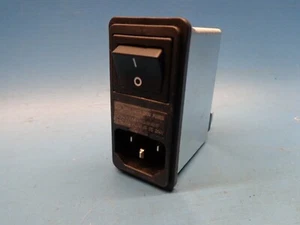 (1) FN286-4-06 SCHAFFNER AC Socket Power Plug Panel Mount 4A 110/250V Connector  - Picture 1 of 6