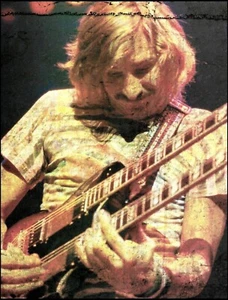 Guitarra de doble cuello The Eagles Joe Walsh Gibson EDS-1275 8 x 11 foto pin-up - Imagen 1 de 3