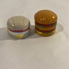 Vintage 1987 McDonalds Happy Meal Changeables Transformer Egg McMuffin Big Mac