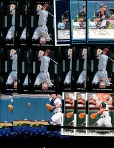 PETEY PARAMORE BULK LOT OF 20 BASEBALL CARDS A's ALLEN TEXAS