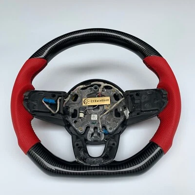 For 2014-2017 MINI Cooper R56 F54 F55 F56 F57 Custom Carbon Fiber Steering Wheel Foto 1 de 4