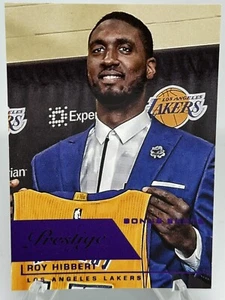 Roy Hibbert 2015-16 Prestige #57 Bonus Shots Purple Parallel /49 SP Color Match - Picture 1 of 3